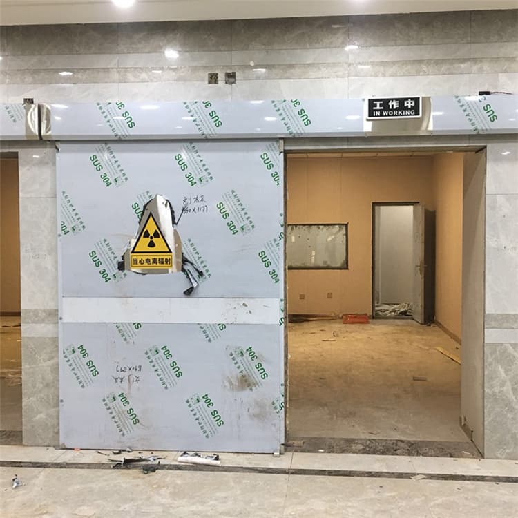 泰安双扇电动防护铅门